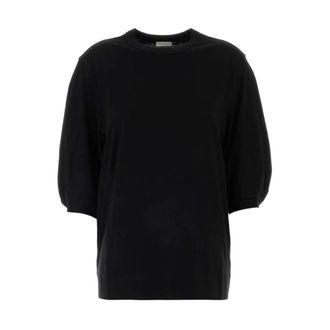 Dries Van Noten Herissa Crewneck T-Shirt - female - Dries Van Noten - T-Shirts - Black - XS - Tops