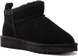 Aus Wooli Australia Australia Sheepskin Classic Ultra Mini Boots Airlie - Black - UK WOMEN 7/UK MEN 7