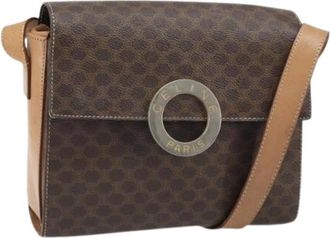 Celine Pre-owned Canvas Cross Body Bag - Dames - Vintage Schoudertas - Bruin - ONE Size - Vintage