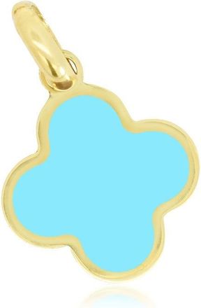 The Lovery Turquoise Clover Charm 14 millimeters
