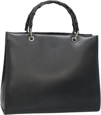 Gucci Pre-owned Handbags, female, Black, Size: ONE SIZE Pre-owned Vintage Hand Bag