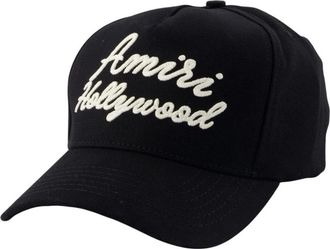 Amiri Hollywood Canvas Hat - Heren - Petten - Zwart - ONE Size - Katoen - Accessoires