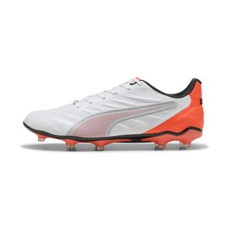 Puma Scarpe da calcio KING PRO FG/AG unisex, Scarpe, Bianco, 40.5