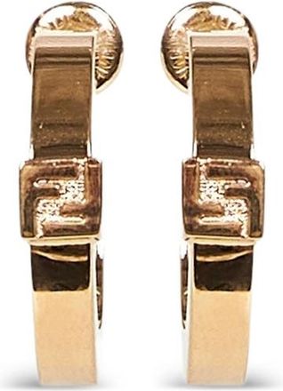 Fendi FF-logo Hoop Earrings