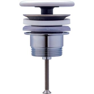 Duravit Valvola ad albero 0050750000 bianca con coperchio della valvola in ceramica Duravit