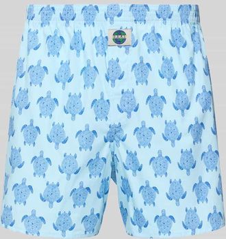 Deal Boxershorts aus reiner Baumwolle Modell Schildkr&ouml;te in Marine, Gr&ouml;&szlig;e XXL