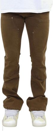 Flaneur Fl&acirc;neur Heren Carpenter Flared Jeans - Heren - Flared Jeans - Bruin - W28 - Jeans