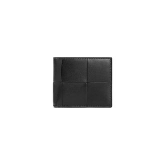 Bottega Veneta Wallets & Cardholders, male, Black, Size: ONE SIZE Black Noos Wallet with Intreccio Pattern