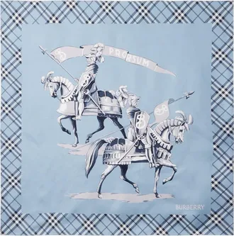 Burberry EKD silk twill scarf