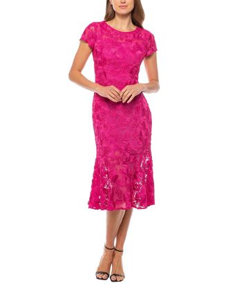Marina Rossini Mesh Midi Dress