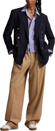 Polo Ralph Lauren Womens Bacall Trousers Camel Wool