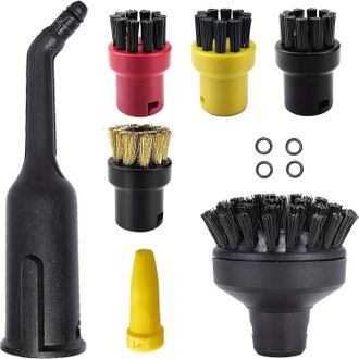 OEM Adecuado Para Las Fregonas De Vapor Abrasivas Karcher Sc1, Sc2, Sc4 Y Sc5. El Kit De Accesorios Incluye Una Funda De Nailon Y Un Cepillo De Cobre - Es