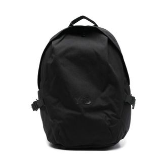 Yohji Yamamoto Black Backpack with Adjustable Straps