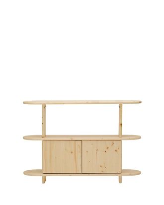 Hannun Aparador de madera de abeto en color beige, 120cm