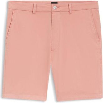 BOSS Modern-fit shorts in stretch-cotton twill