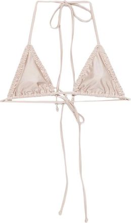 Frankies Bikinis Nick Ruffled Triangle Bikini Top