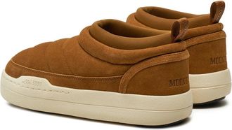 Moon Boot Mens Park Sneakers Brown Suede Rubber