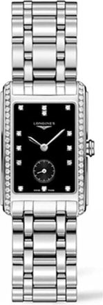 Longines Dolcevita Quartz Horloge 23x 37 mm - Dames - Horloges - Zwart - ONE Size - Accessoires