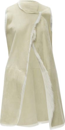 Theory shearling lamb vest