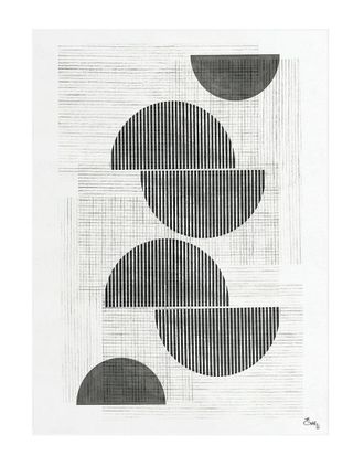 Empire Art Direct Retro Modern Washable Geometric Art Area Rug