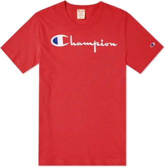 Champion Heren, Tops, Rood, Maat: XL Katoen