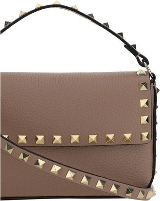 Valentino Garavani Womens Mini Bag Rockstud Powder Pink Calf Leather (bos Taurus) Shoulder