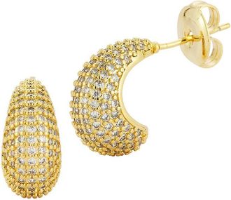 Glaze Jewelry 18K Plated Cz Earrings