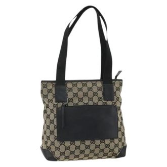 Gucci Pre-owned Tote Bags, female, Beige, Size: ONE SIZE Pre-owned Vintage Tote Bag