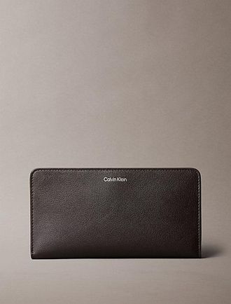 Calvin Klein Cartera Con Logo En L&aacute;mina