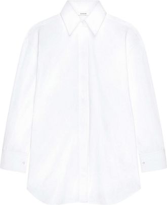 Givenchy Backless Cotton Shirt