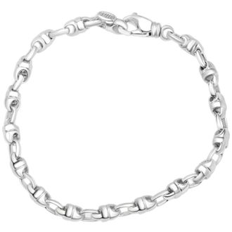 Pompeii3 Mens Link 14k Gold (16gram) or Platinum (26gram) 5mm Bracelet 8.5