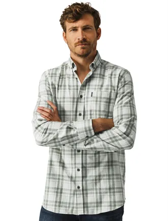 State of Art casual overhemd State of Art Regular Fit groen