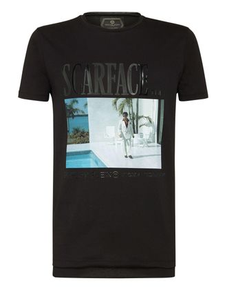 Philipp Plein T-shirt Round Neck SS Scarface