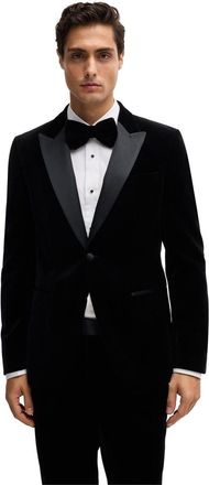 HUGO BOSS Mens Hbb Hutson Tuxedo Jacket in Black 001 - Size 36 (Chest)