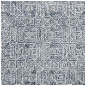 Safavieh Alfombra lana blu/avorio 122 x 122 cm