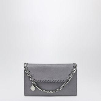 Stella McCartney Falabella Crossbody Wallet Bag In Dark Barolo