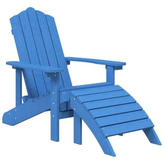 vidaXL Silla De Jard&iacute;n Adirondack Con Cian Hdpe Bank