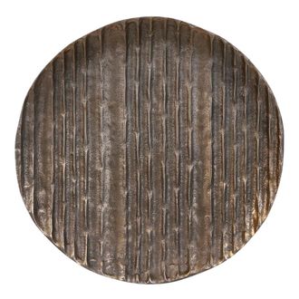 Casa Vivante Plato decorativo calabria oro h1xb27xl27cm