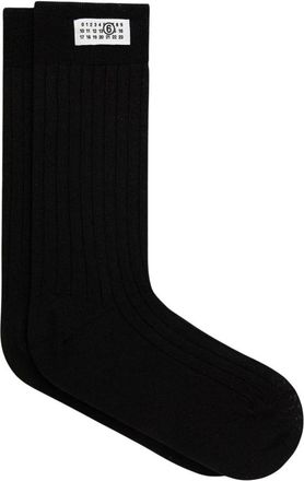 Maison Margiela Socks - Dames - Sokken - Zwart - M - Ondergoed