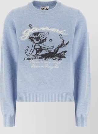 Ganni wool blend sweater