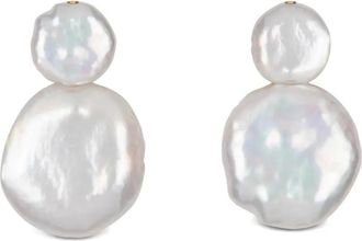 Jennifer Behr Rita earrings - White
