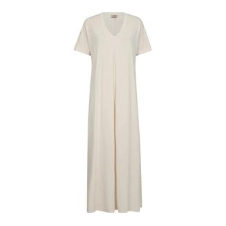 Mos Mosh MOS Mosh, Dames, Jurken, Beige, Maat: XL Jersey