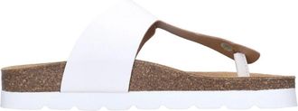 Alviero Martini 1A Classe Mules in Ecopelle - Dames - Slippers - Wit - 39 EU - Leer - Schoenen