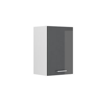 Vicco Mueble Alto Universal R-line, Antracita Alto Brillo, 40 Cm Con Estantes Abiertos Vicco