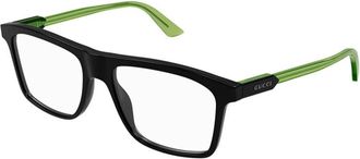 Gucci Unisex Black Square Eyeglass Frames GG1820O 006
