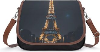 Generic Eiffel Tower Paris Crossbody Bags for Women Shoulder Messenger Bag Purse Handbags