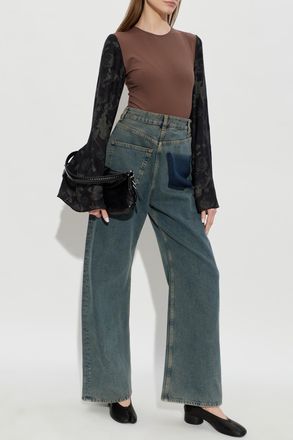 Maison Margiela Wide-leg Jeans, Womens, Blue