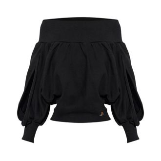 Vivienne Westwood Sweatshirt - Dames - Sweatshirts - Zwart - S - Katoen - Hoodies & sweatvesten