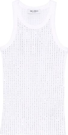 The Attico T-shirts en Polos - Dames - Tops zonder mouwen - Wit - M - Tops