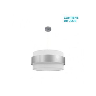 Fabrilamp Colgante Bremen Cromo/blanco-plata 3xe27 (regx50d)